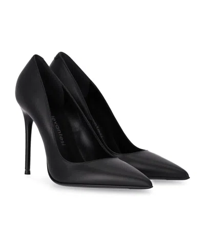 Sergio Levantesi Donna Navy Blue Pump In Black