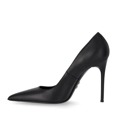 Sergio Levantesi Donna Navy Blue Pump In Black
