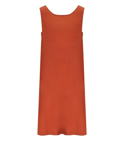 Max Mara Campale Brick Red Dress