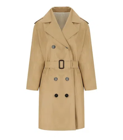 Weekend Max Mara Elodia Beige Trench In Brown