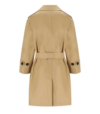 Weekend Max Mara Elodia Beige Trench In Brown