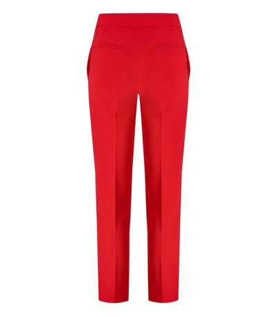Elisabetta Franchi Slits Cropped Crepe Trousers