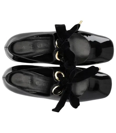 A.bocca Mary Jane Black Ballet Flat With Bow