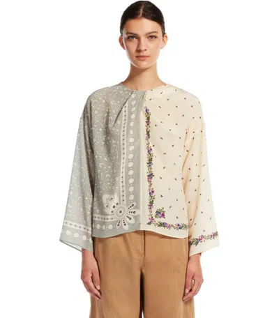 Weekend Max Mara Caraffa Ivory Blouse