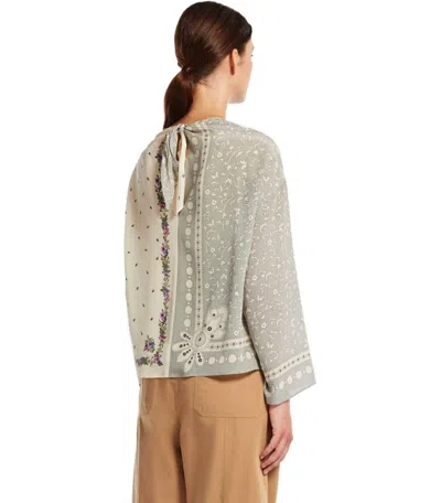 Weekend Max Mara Caraffa Ivory Blouse