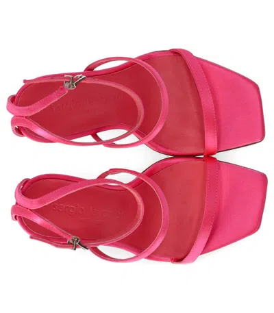 Sergio Levantesi Telen Fuchsia Heeled Sandal In Pink