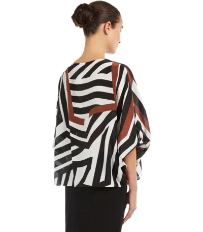 Max Mara Camino Kakao Blouse In Black