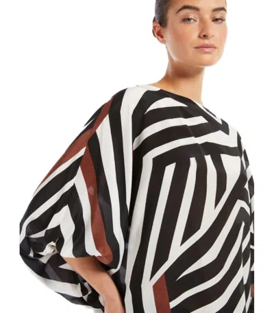 Max Mara Camino Kakao Blouse In Black