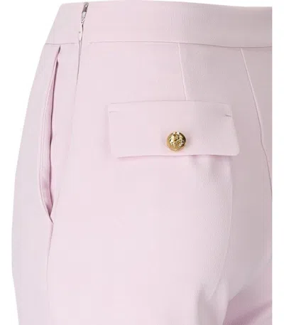 Elisabetta Franchi Quarzo Cropped Trouser In Pink