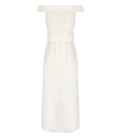 Weekend Max Mara Prosit White Dress In White