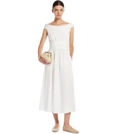 Weekend Max Mara Prosit White Dress In White