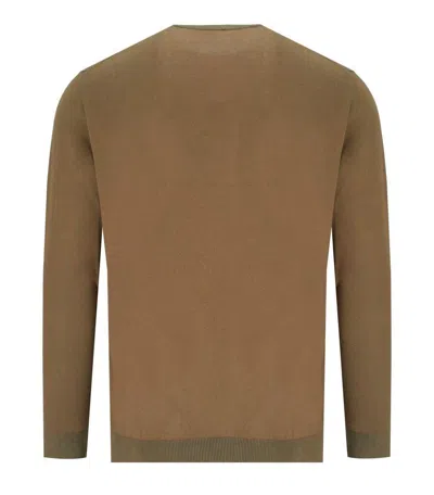 Bob Bart Brown Pink Reversible Crewneck Pullover