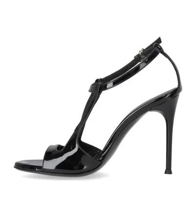 Sergio Levantesi Ryana Black Heeled Sandals In Black