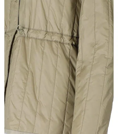 Max Mara Eritrea Beige Padded Jacket In Neutral