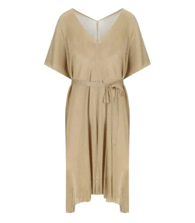 Max Mara Donnola Gold Kimono
