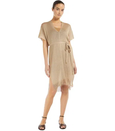 Max Mara Donnola Gold Kimono