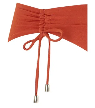 Max Mara Samanta Brick Red Bikini Bottom