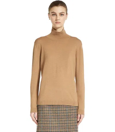 Weekend Max Mara Kiku Camel Turtleneck Sweater