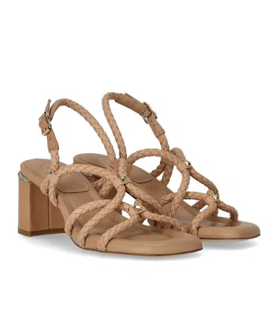 Ash Jasmine Skin Heeled Sandal In Neutral