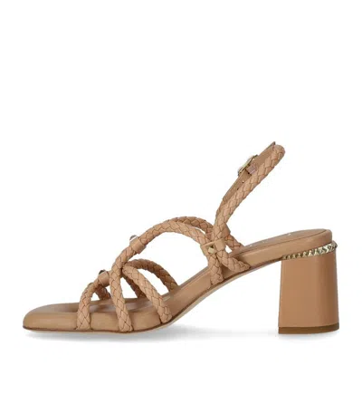 Ash Jasmine Skin Heeled Sandal In Neutral