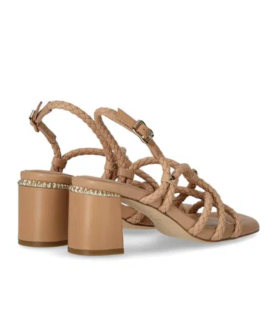 Ash Jasmine Skin Heeled Sandal In Neutral