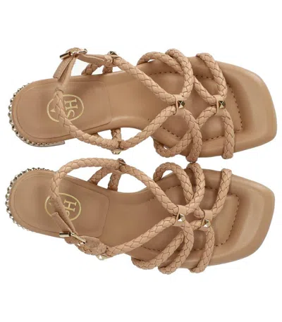 Ash Jasmine Skin Heeled Sandal In Neutral