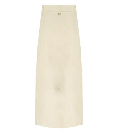 Twinset Beige Belted Skirt