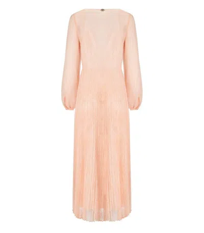 Twinset Pink Lace Long Dress