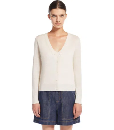 Weekend Max Mara Marabu Ecru Twin-set In Neutral