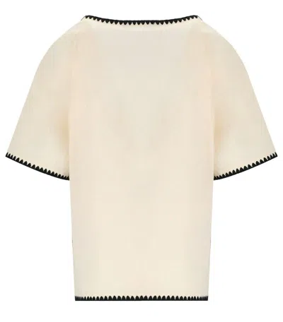 Weekend Max Mara Short-sleeved T-shirt In Nude