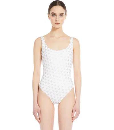 Max Mara Clarice White Swimsuit
