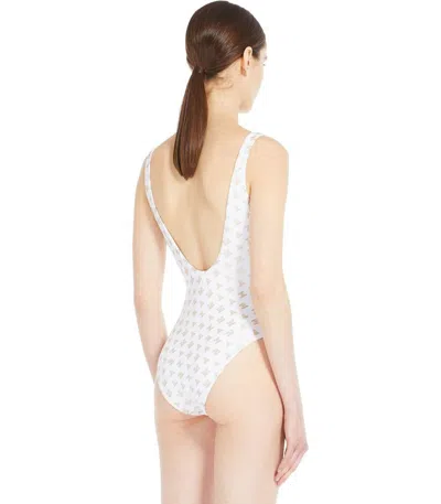 Max Mara Clarice White Swimsuit