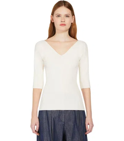 Weekend Max Mara Oceano Ecru Top