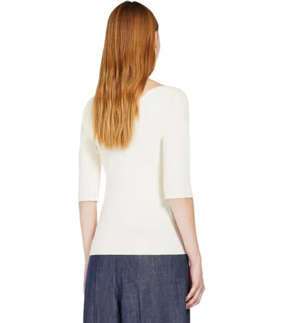 Weekend Max Mara Oceano Ecru Top