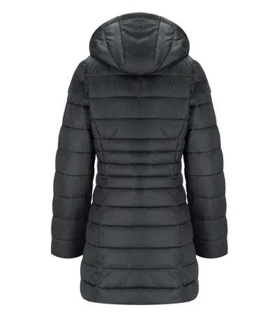 Save The Duck Reese Grey Hooded Padded Jacket