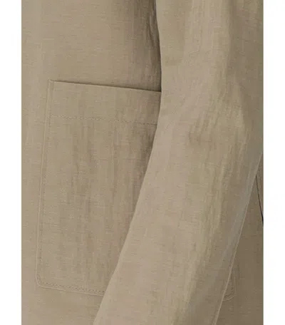 Harris Wharf London Dove Grey Single-breasted Blazer