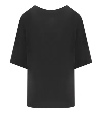 Max Mara Beachwear Rigel Black Blouse In Black