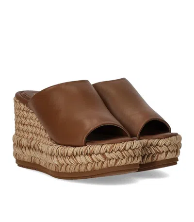 Paloma Barceló Alide Brown Wedge Sandal