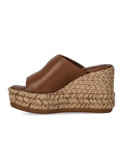 Paloma Barceló Alide Brown Wedge Sandal