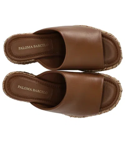 Paloma Barceló Alide Brown Wedge Sandal