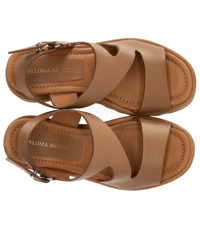Paloma Barceló Zarine Camel Wedge Sandal