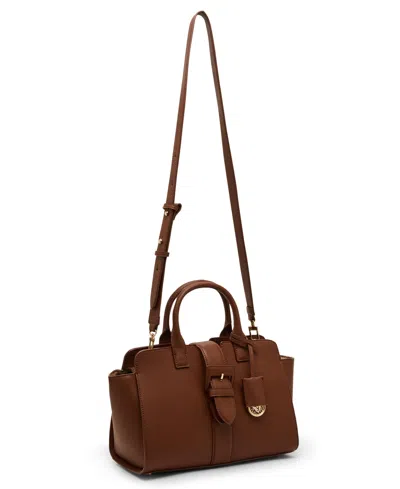 Anne Klein Covered Buckle With Convertible Strap Medium Satchel Bag