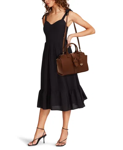 Anne Klein Covered Buckle With Convertible Strap Medium Satchel Bag