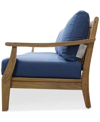 Macy's Bristol Sofa, Created For  In Blue