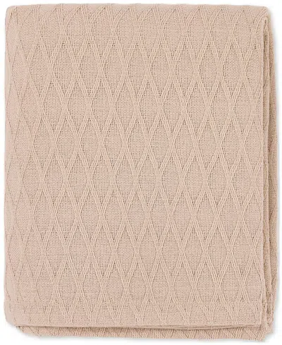 Ralph Lauren Classic Cotton Blanket, Twin In Neutral