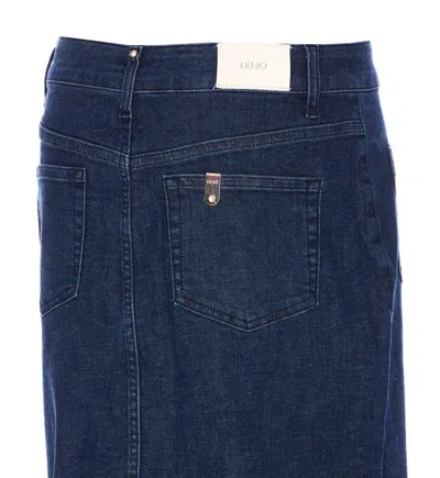 Liu •jo Button-down Denim Skirt