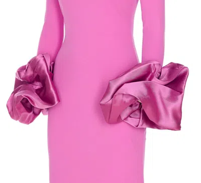 Solace London Women Talia Maxi Dress In Pink