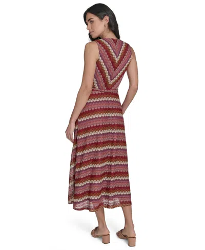 Jessica Howard Petite Sleeveless Lace Midi Dress