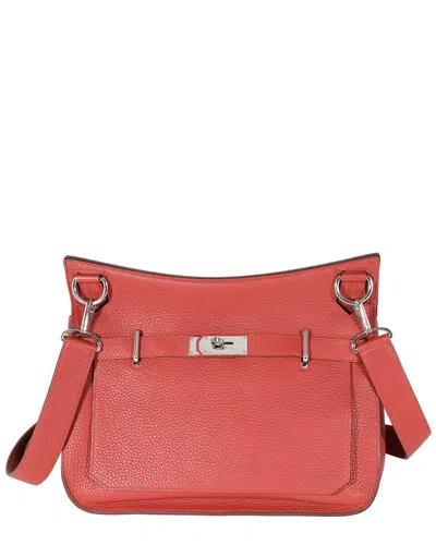 Pre-owned Hermes Hermès Red Clémence Jypsiere 34 Phw (authentic Pre-loved)