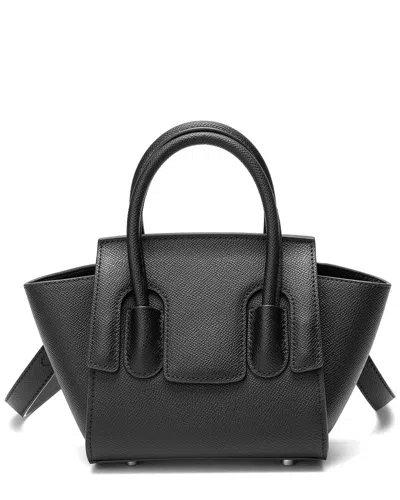 Tiffany & Fred Paris Top Handle Leather Satchel